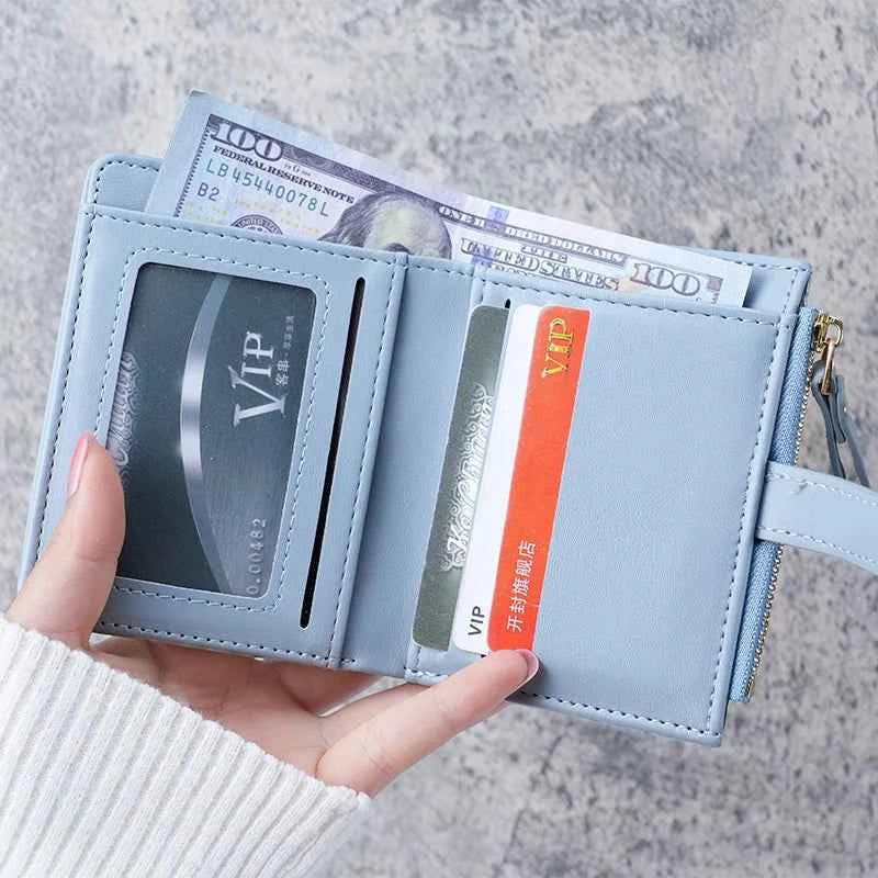 Mini Crocodile Print Clutch Wallet, Short Credit Card Holder, Women's Card Case & Coin Purse