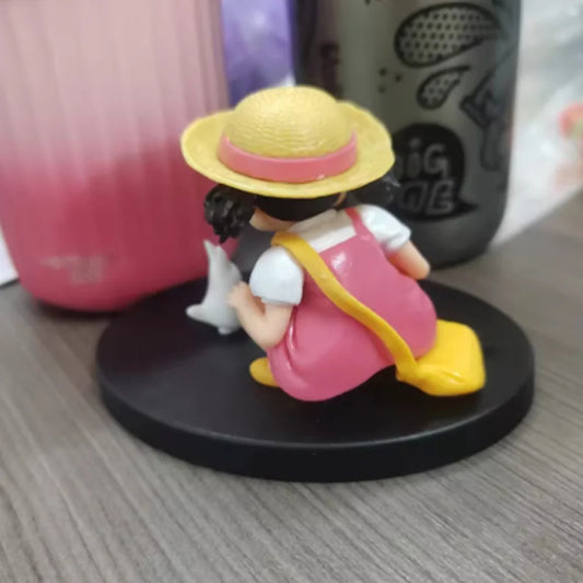 Bandai Totoro PVC Figure 7cm Anime Model Statue for Room Decoration