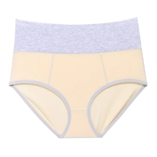 Underwear Women High Waist Woman Panties Cotton Underpants Tighten The Abdomen Panties Women Plus Size XXXXXL Female Underwear SS69 8.69 Skin / M(waist 72-76cm) / 1pc
