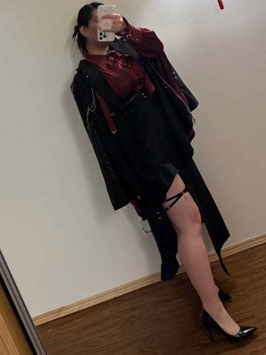 Kafka Honkai: Star Rail Cosplay Jacket and Cloak Unisex Polyester Costume