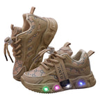 MINISO Kids LED Light Up Casual Sneakers - Toddler Rubber Sole