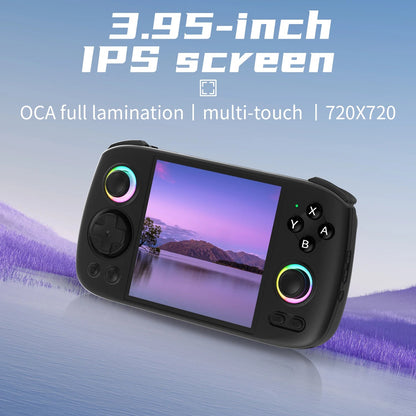 ANBERNIC RG Cube Handheld Game Console 3.95'' IPS Multi-touch Screen T820 Android 13 RGB Joystick 5200mAh Video Gaming Consoles SS69