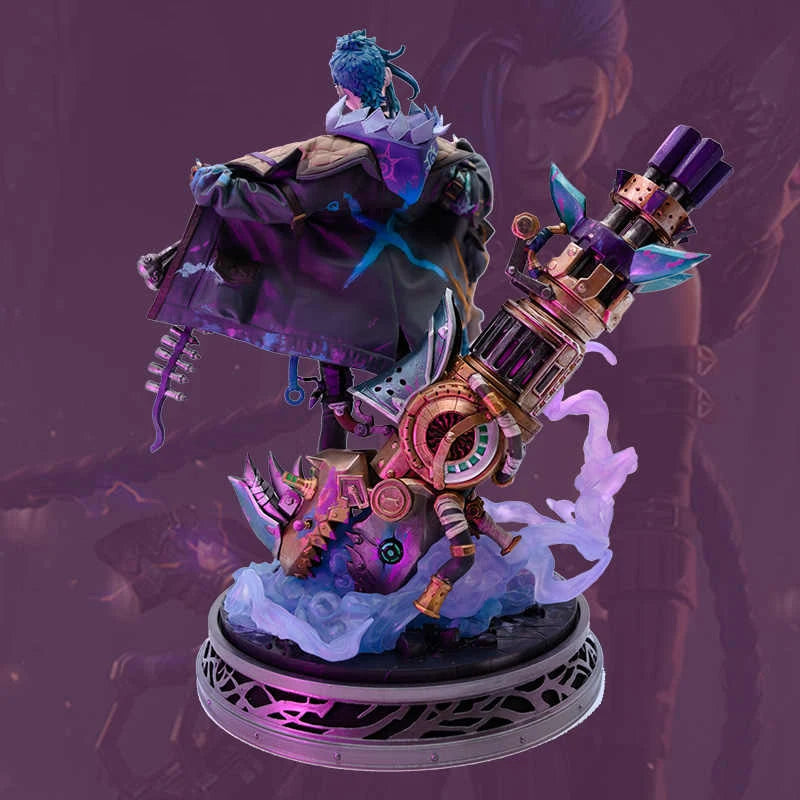 Original LOL Jinx League of Legends Arcane：League of Legends PVC Anime Character Figure Collectibles Model Ornament Toy Gifts SS69