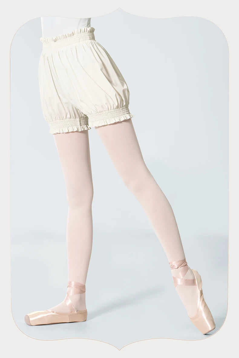 Daydance Women's High Waist Ballet Dance Shorts - Nylon Bloomers
