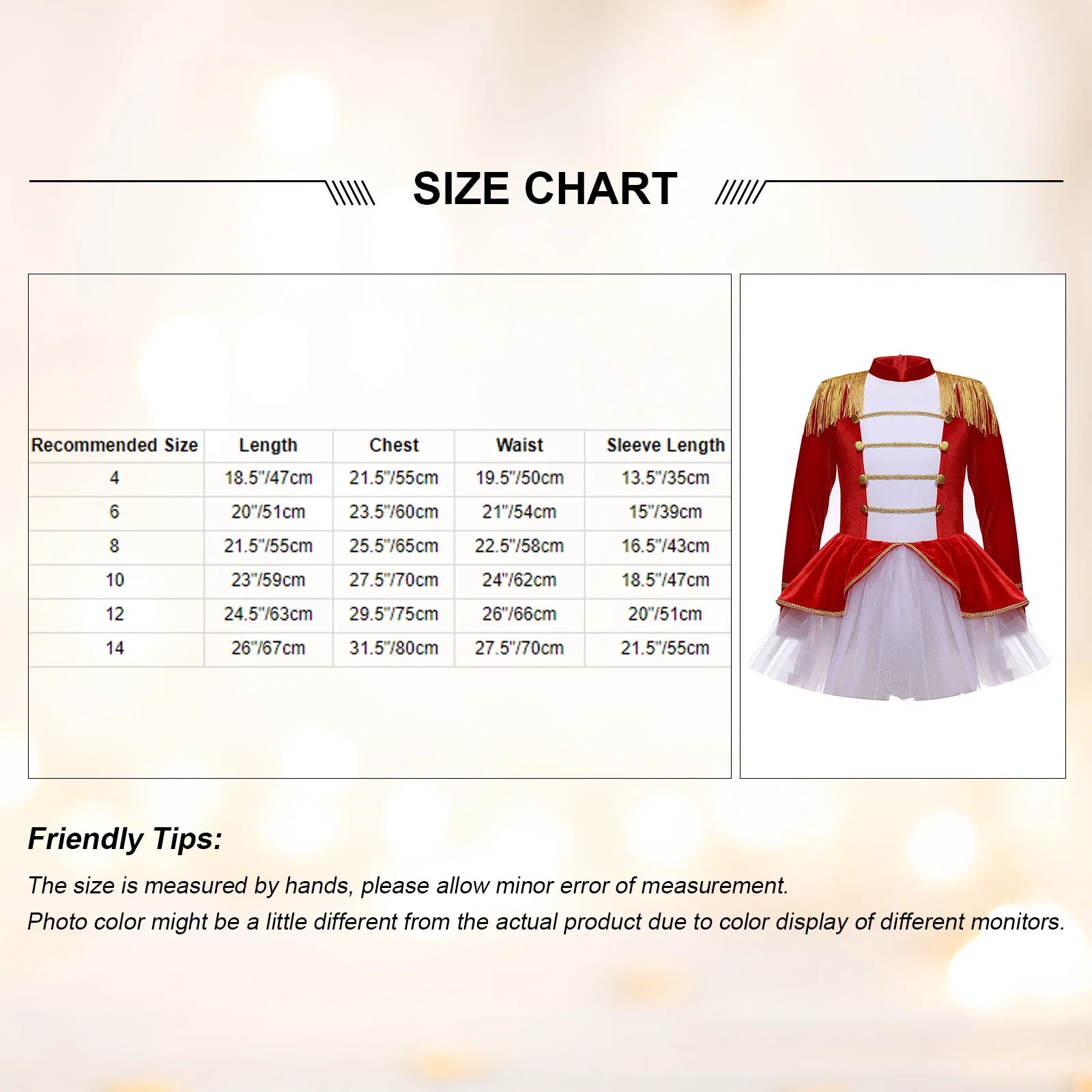 Inlzdz Women's Sequin Tassel Ringmaster Leotard Dress