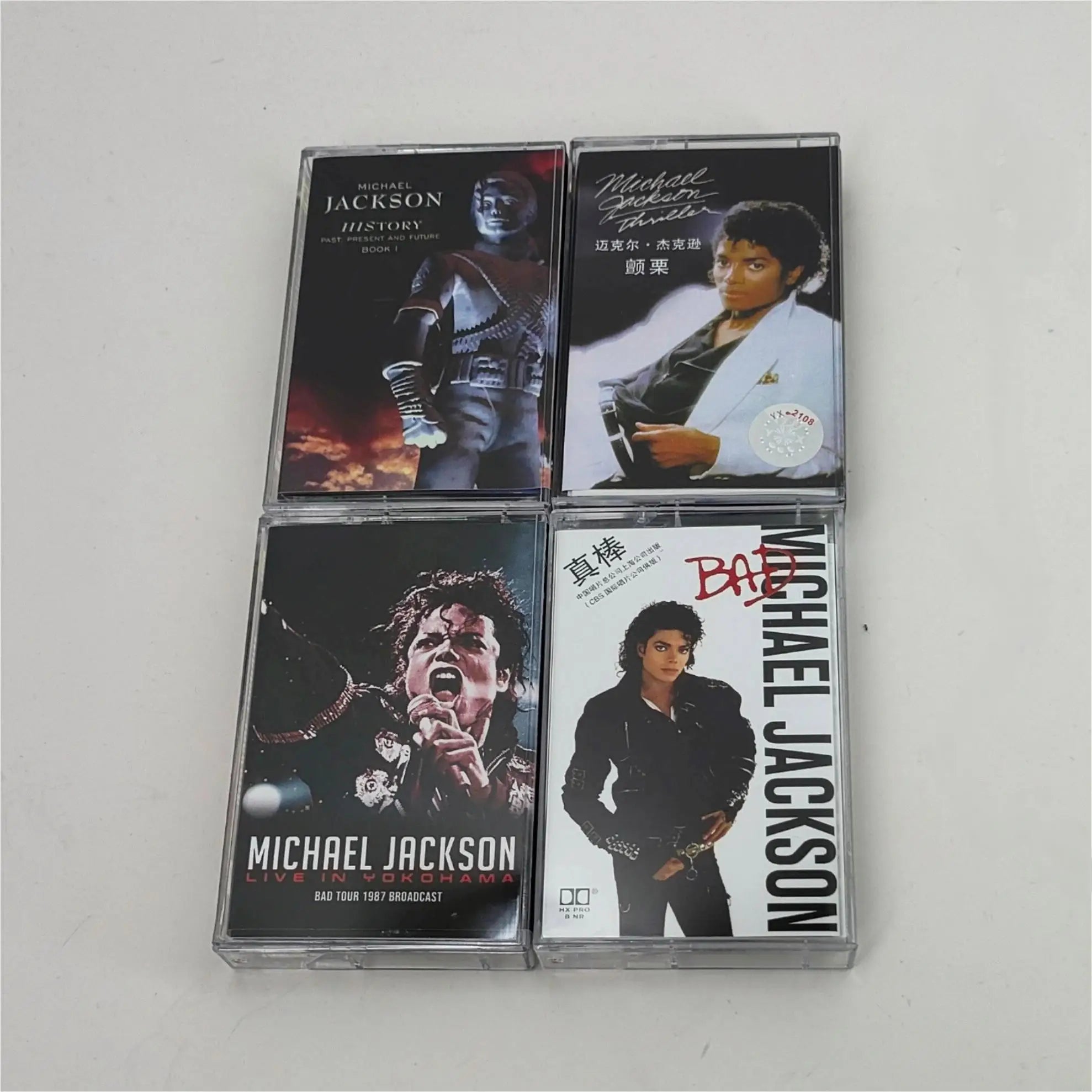 Michael Jackson Thriller & Dangerous Music Tape Prop Set