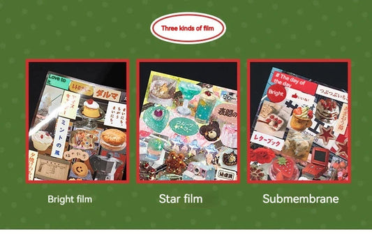 45pcs Japanese Retro Early Style Manga Cut Film Sticker Book Kawaii Girl Scrapbook Journal DIY Deco Cute Showa Phone Case Decals SS69