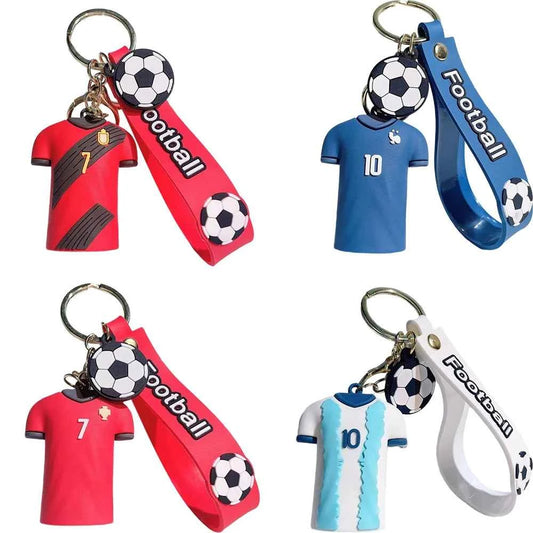 Cartoon Soccer Trophy Keychain Couple Bag Charms Bestselling Pendant Perfect Gift For Football Lovers