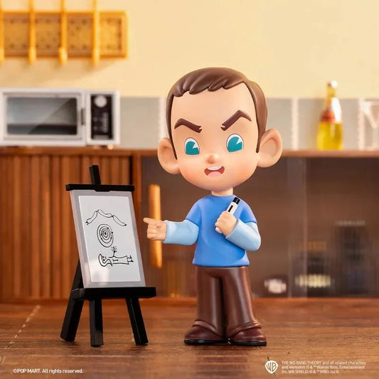 POP MART The Big Bang Theory Action Figures Toys TBBT Sheldon Penny Amy Leonard Howard Rajesh Bernadette Figure Dolls Kids Gifts SS69
