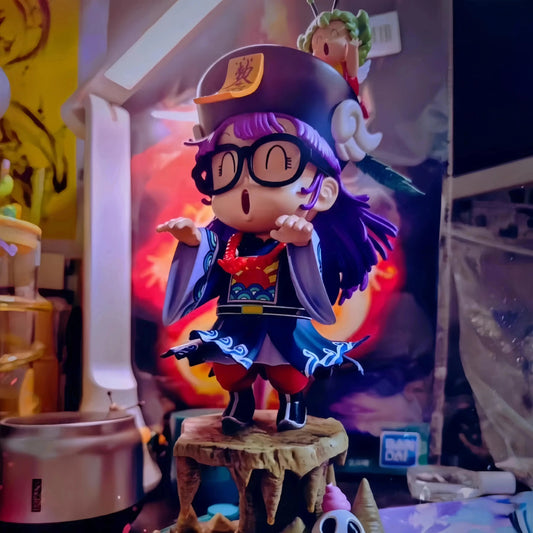 24cm arale Anime Figure arale figures IQ doctor arale cute pvc statue Collectible Model doll desk Decoration birthday Gifts Toys SS69 39.69 24cm / with box