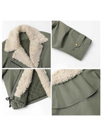 CHIC VEN Women Coats Streetwear Loose Casual New Retro Motorcycle Cotton Jacket Thick Warm Female Overcoat Autumn Winter 2026