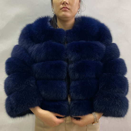 Winter Women's Cold Coat Top Fox Jackets For Women clothing Natural Real fox Fur Jacket Coats For Women Fur Jacket In Promotion