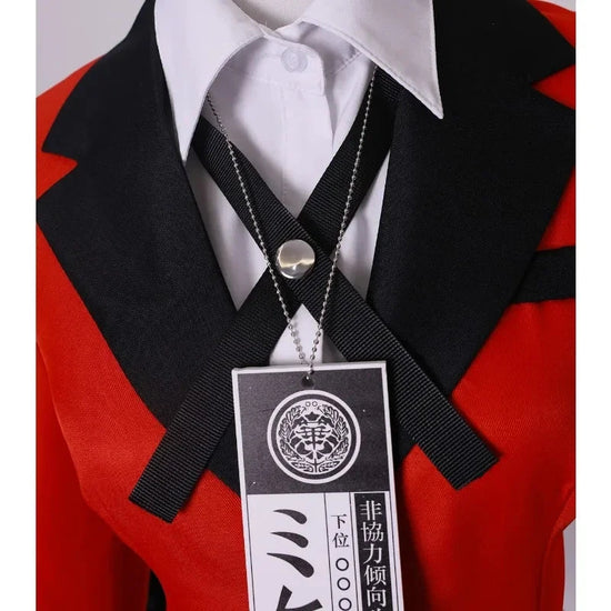 Anime Kakegurui Yomotsuki Runa Cosplay Costume JK School Girl Yumeko kishima Jacket Hoodie Coat Halloween Carnival Outfit SS69