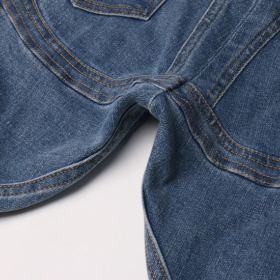 ZMEENNA High Waisted Blue Jeans With Cutout Design For Women Slim Fit Cut Out Pants Stylish Modern Fashionable Trendy ZM690 SS69