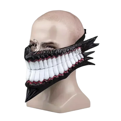 Dandadan Okarun Ken Takakura Cosplay Costume Wig Turbo Granny Powers Black Collar Uniform Curly Short Hair Halloween Party Suit