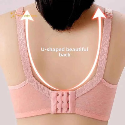2025 Open front non-underwire maternity bra folding anti-sagging Breastfeeding underwear during pregnancy