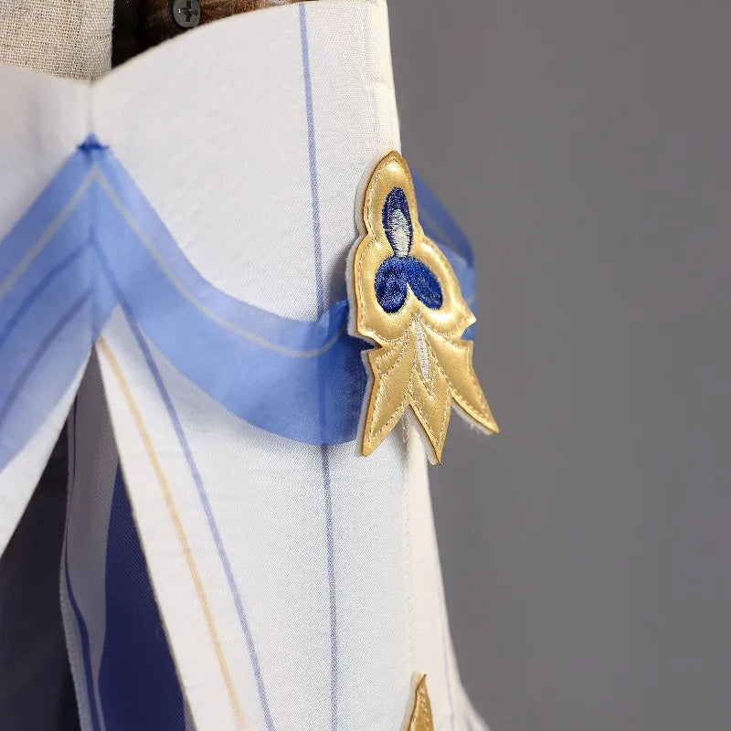 New Damselette Columbina Cosplay Costume Wig Game Impact Fatui  Cosplay Suits Women Role Play Party Dress Outfits