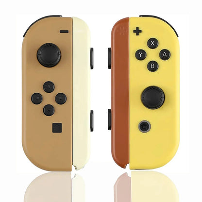 Joycons Gamepad For Nintendo Switch/Ios/Android/Pc Bluetooth Wireless Controller Joystick With Trubo Video Game Consoles SS69 41.69 Brownish yellow