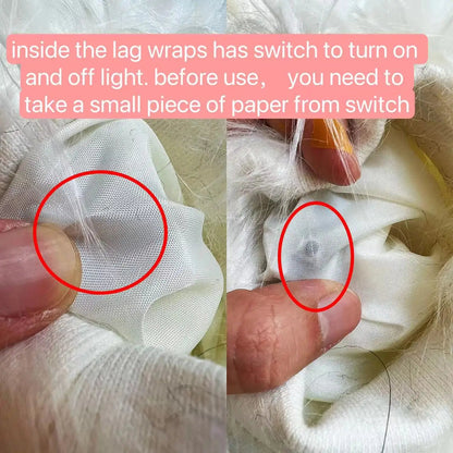 LED Leg Warmers Light Up Wraps Boot Covers Women Rave Outfit Glow Stocking Nightclub Party Clothes Accessories Tron Dance Wear SS69