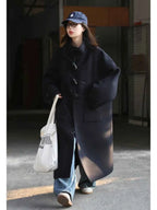 CHIC VEN Women Woolen Coats Fashion Retro Design Button Loose Long Overcoat Korean Female Clothing Autumn Winter New 2026