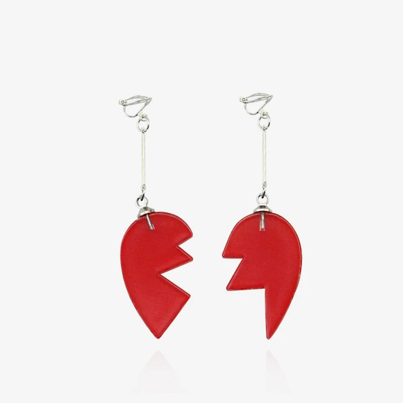 Anime JoJo Bizarre Adventure Drop Earrings Cosplay Props JOJO Kakyoin Noriaki Butterfly Cherry Earrings Ear Clip Jewelry Gift