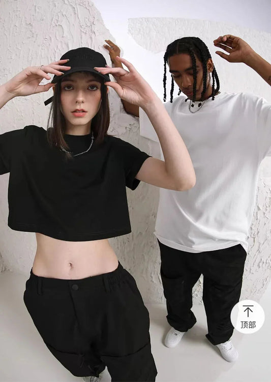 Crop Navel Baring Sport T-shirt Cotton Kpop BP Concert T-Shirts Fashion Summer Clothes Women Pink Clothes Sport Short Sleeves SS69