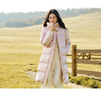 Semir Women's Long Hooded Down Jacket - 90% Duck Down