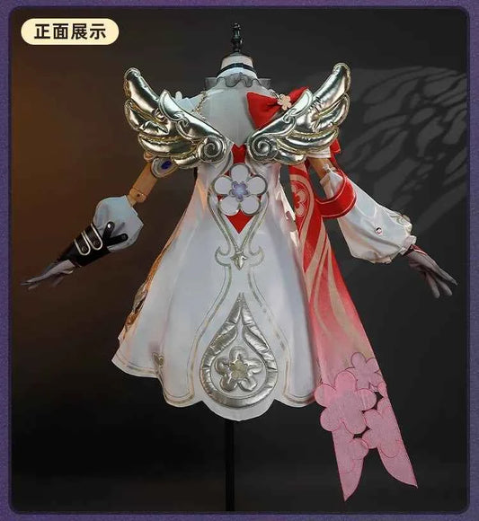 iCoser Honkai Star Rail Tribbie Cosplay Costume Wig Dress Uniform Headwear Wings Carnival Halloween Party for Women Girls Props