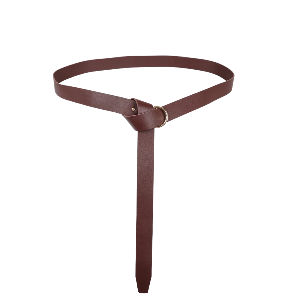 Medieval Knight Sword Sheath & Belt - Faux Leather Cosplay Scabbard