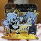 Game Honkai Star Rail Robin Sunday Cosplay Acrylic Figure Stand Kawaii Coffee Shop Standing Plate Ornament Accessories Prop SS69