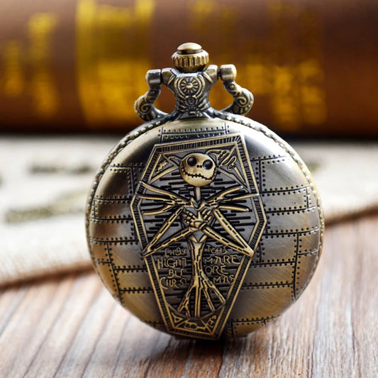 Vintage Quartz Pocket Watch Pendant Necklace Men and Children's Pocket Watches Fashion Trendy Decor Toy Surprise Birthday Gift SS69