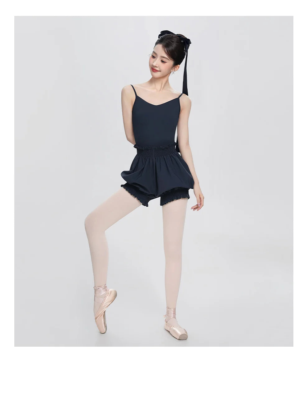 Daydance Women's High Waist Ballet Dance Shorts - Nylon Bloomers