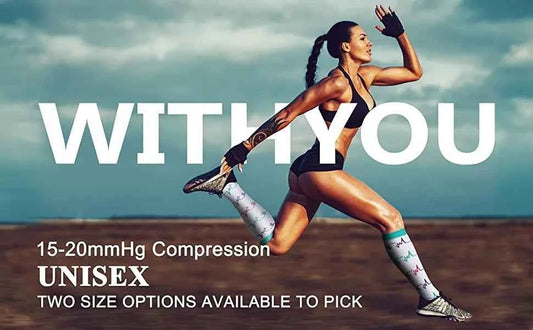 Compression Socks Varicose Veins Blood Circulation Pregnancy 20-30mmhg Nurse Socks Men Women Marathon Golf Cycling Sports Socks