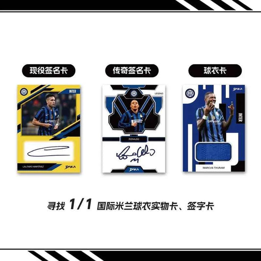 2025-2026 Daka Messi Mbappe Yamal Football Collection Card Real Madrid Barcelona Manchester Juventus Ale Milano Star Player Card