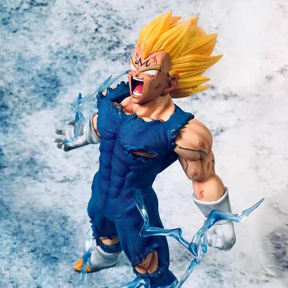 32CM28MC Dragon Ball Z GK Figure MAXIMATIC The Vegeta Super Saiyan Son Majin Vegeta Self-Destuct Vegeta Figure Toys Model Gift SS69