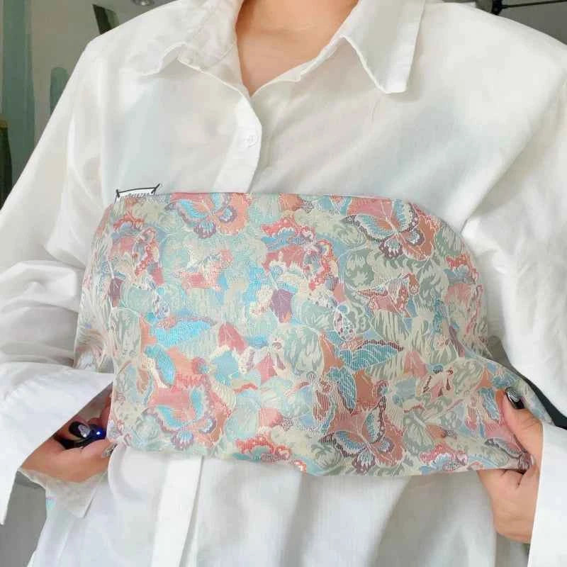 Traditional Japanese Kimono Yukata Obi Belt Crane Floral Printed Haori Belt Brocade Jacquard Waistband Shirt  Decor Accessories