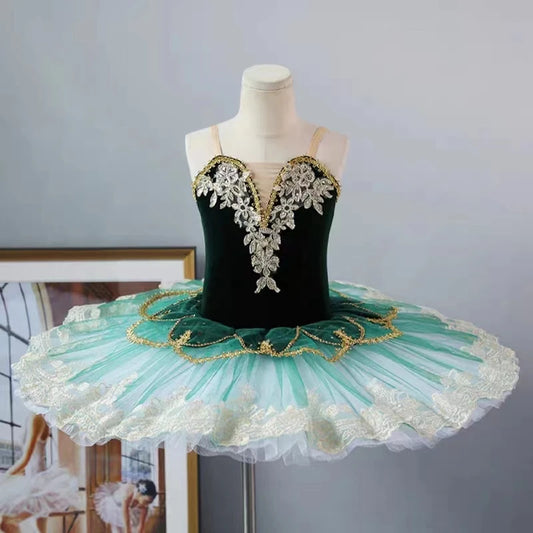 SS69 Professional Ballet Tutu Dress for Women and Girls, Nylon Knit