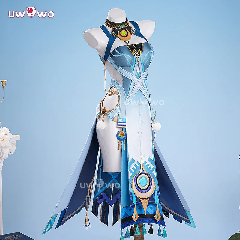 UWOWO Lauma Cosplay Collab Series: Genshin Imapct Lauma Cosplay Costume With Ears XS-2XL Halloween Costume