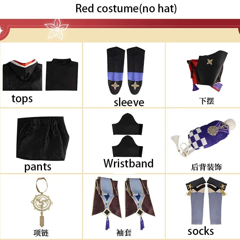 Genshin Impact Scaramouche Cosplay Costume Full Set
