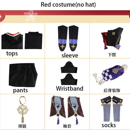 Genshin Impact Scaramouche Cosplay Costume Full Set by HOMCHEE TRENDS