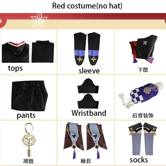 Scaramouche Cosplay Costume Balladeer Full Set Scaramouche Outfits for Comic Con