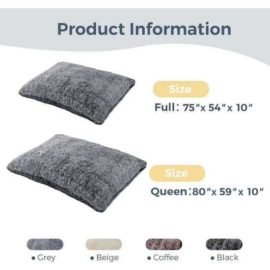 3 in 1 Bean Bag Chair, Giant Bean Bag Sofa Bed, Floor Mattress with High-Density Foam Filling, Bean Bag Chair for Adult