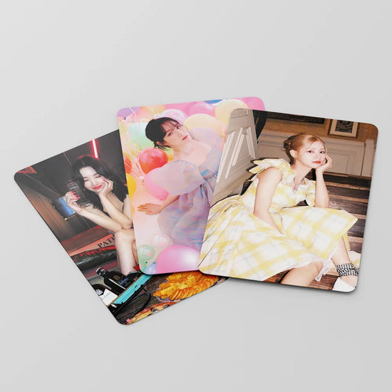 KPOP 55cards/set (G) I-DLE Album Card I FEEL Album GIDLE Ye Shuhua MINNIE Printed Photo Card LOMO Card Gift For Girls Collection SS69