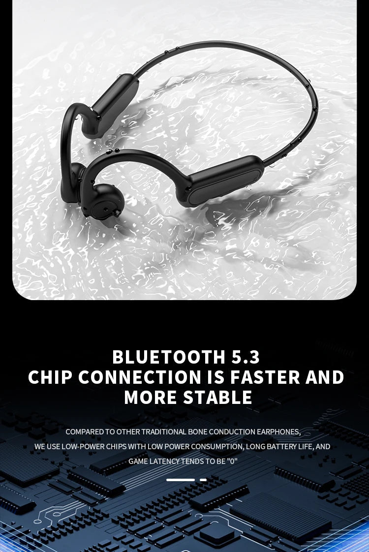 Xiaomi Mijia Bone Conduction Earphones Bluetooth 5.3 Sports Wireless Headphones Ear Hook Waterproof Headset for Running Driving SS69