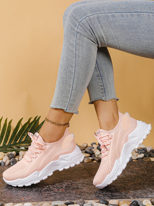 Women's shoes, women's sports shoes 2025 Women's shoes Breathable single-mesh dad shoes Women's casual and versatile sports shoe SS69