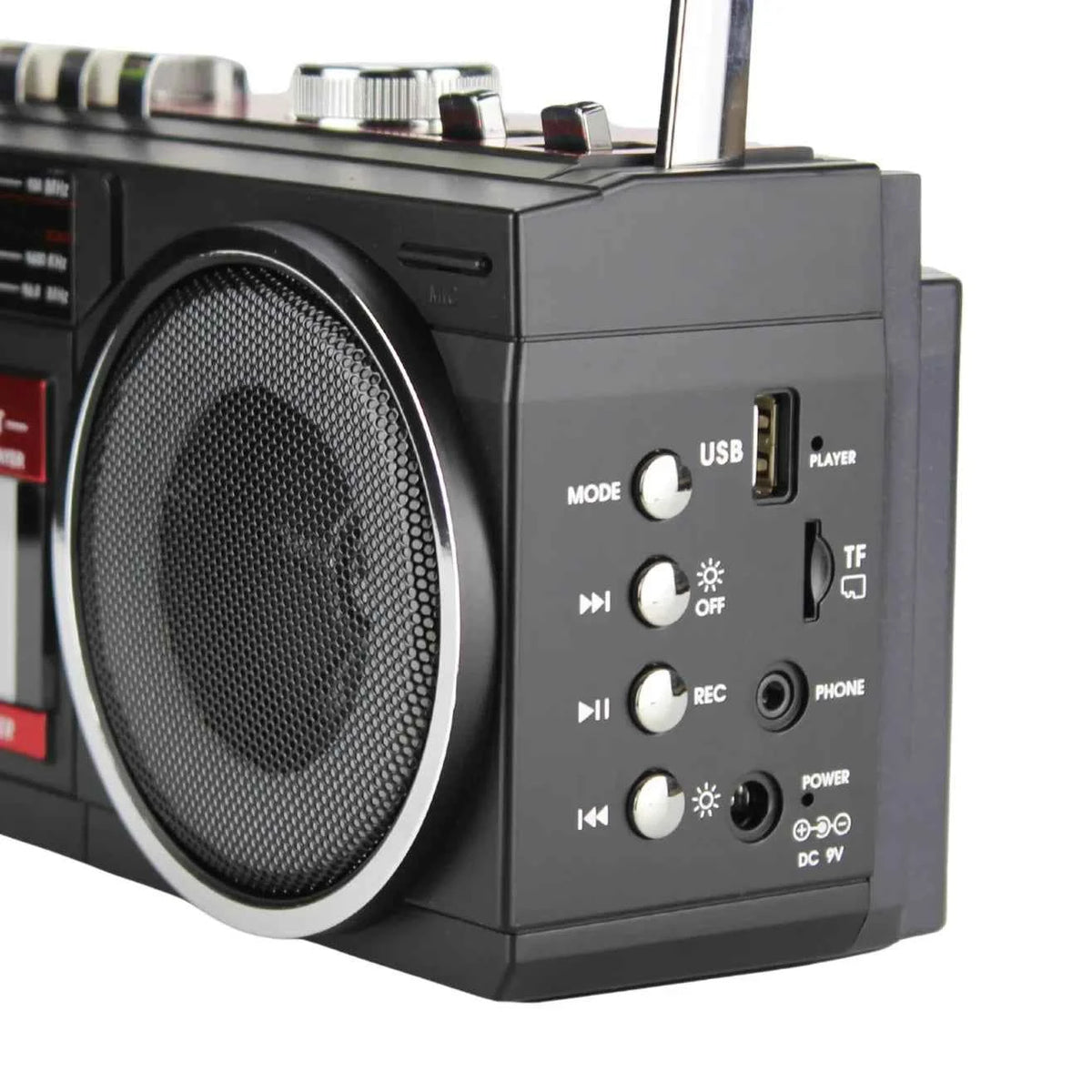 Desktop Retro Cassette Recorder Player With Am Fm Sw Portable Player Wireless Bluetooth Speaker Radio Auto Stop Tape FM Radio