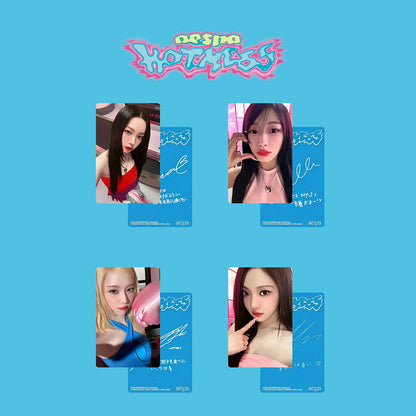 KPOP New Album HOT MESS Japan Single Photocards Giselle Winter Karina Ningning Poster Limited Ver Selfie Lomo Cards Fans Gifts SS69 8.69 A-4PCS
