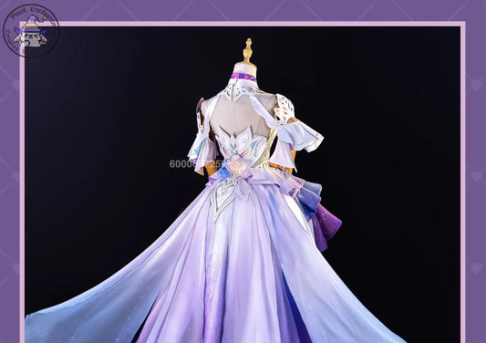 Honkai: Star Rail Cyrene Cosplay Costume Women's Polyester Dress Outfit