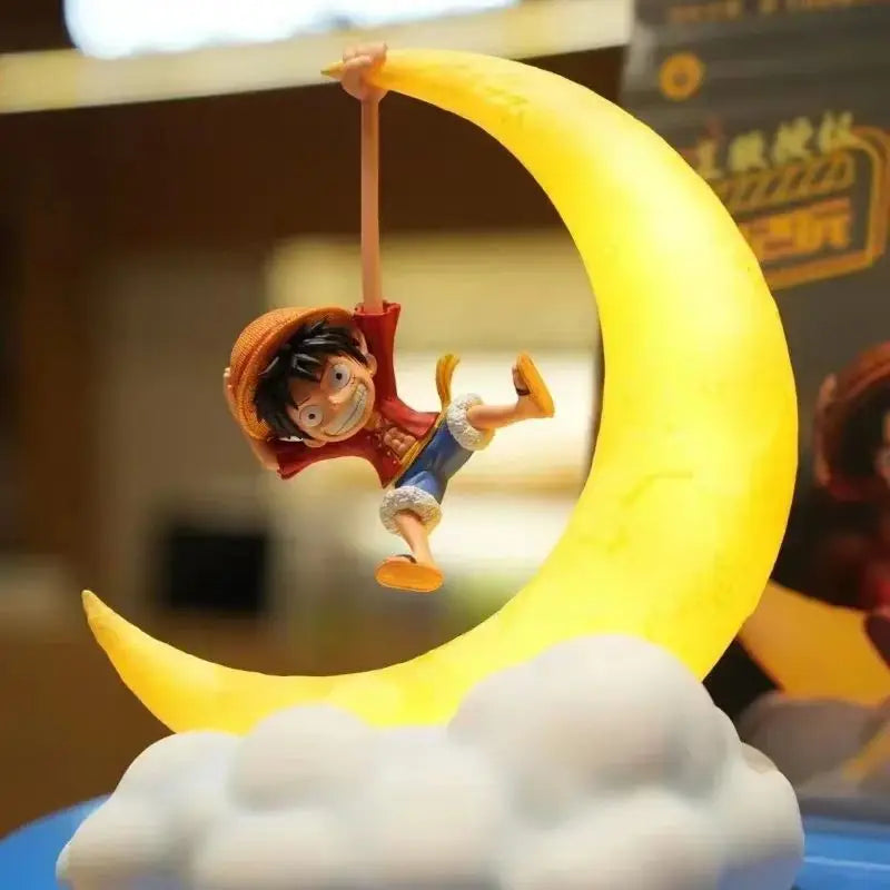 Bandai One Piece Luffy Magnetic Moon Lamp