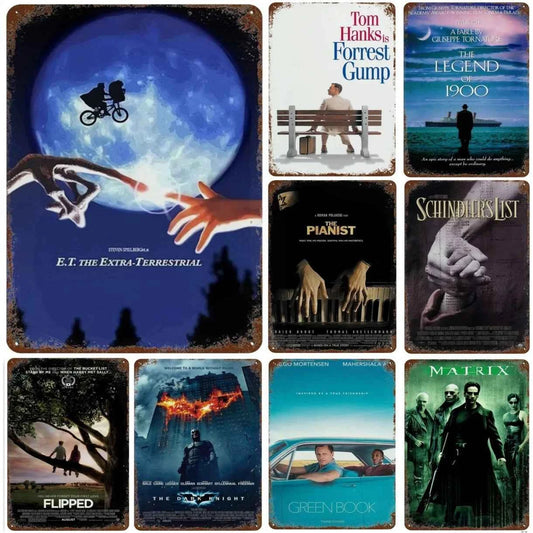 Classic American Films Metal Sign Old Movie Metal Plaque Poster Vintage Wall Plate Bar Club Wall Decor Retro Home Decor